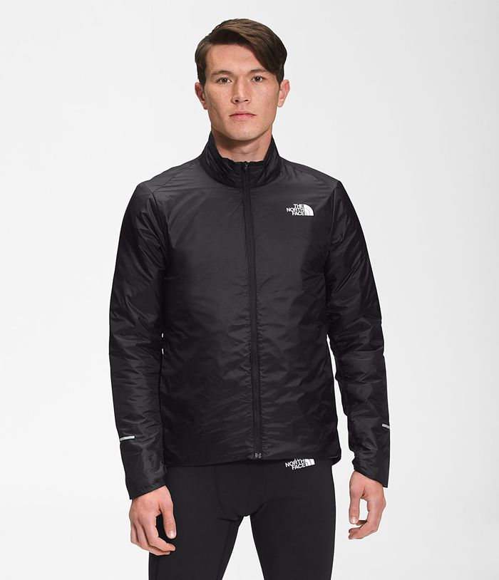 The North Face Puffer Jacket Winter Warm Black - Mens - Thailand VNOAP-8402